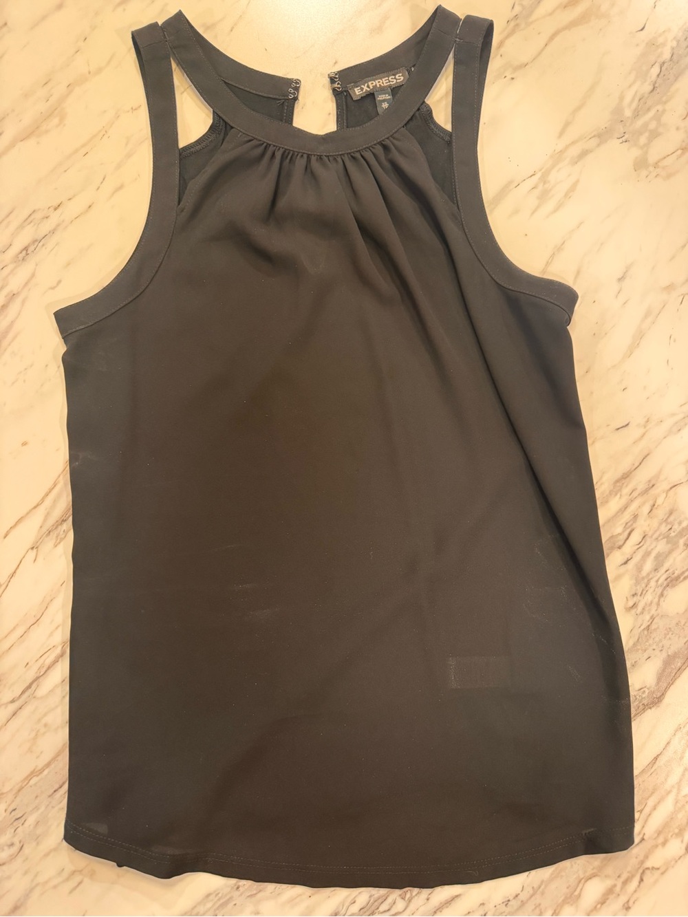 Express Women's Black Sleeveless Halter Tank Size XS